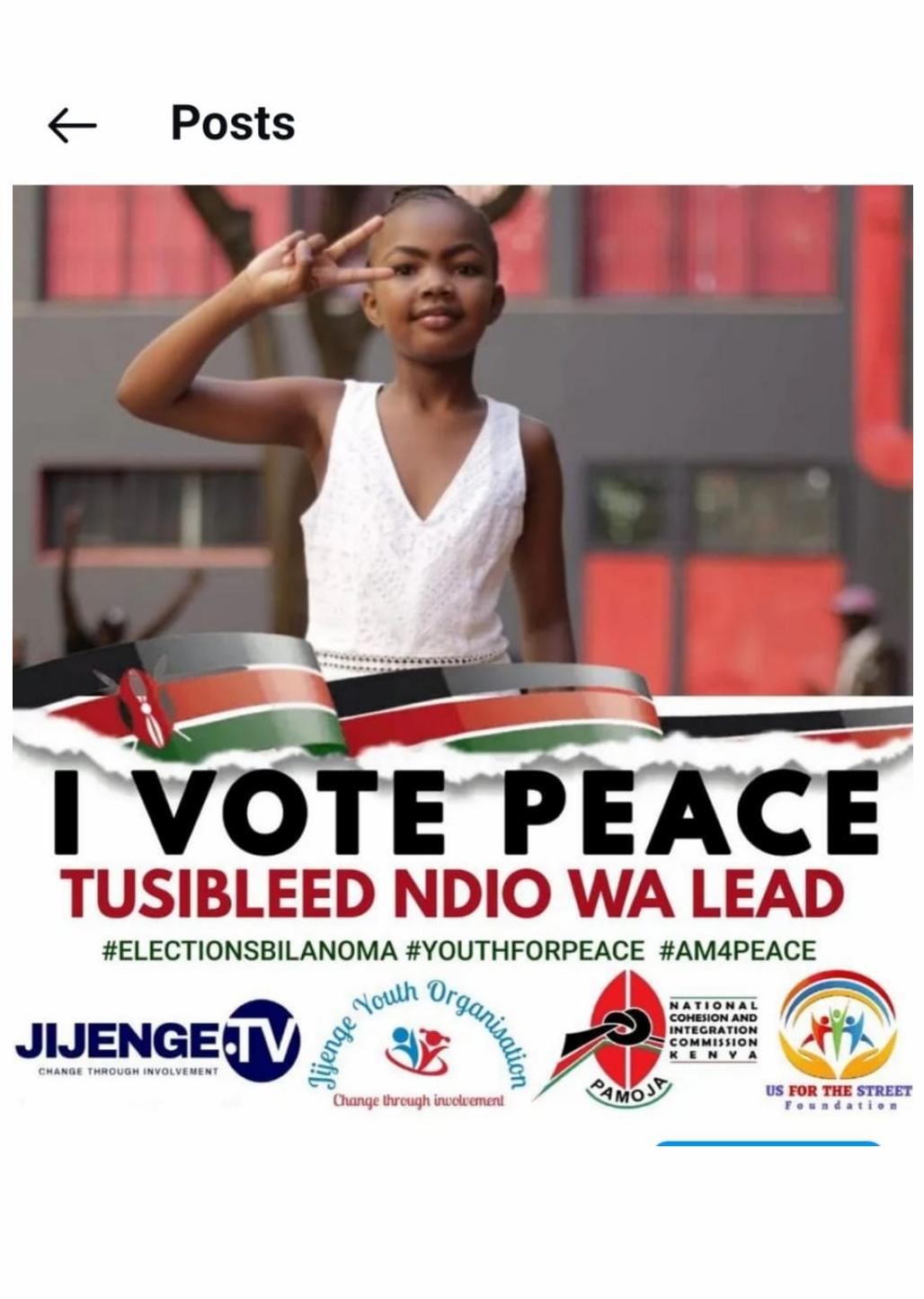 Peace Campaign Poster